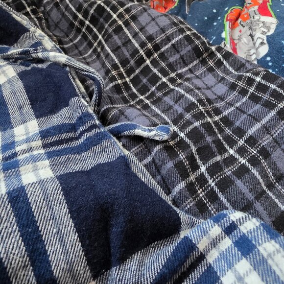 Men's Lot of Adjustable Pajama Pants 100% Cotton x5 Various Sizes (2M, 2L, 1XL) - Picture 2 of 4